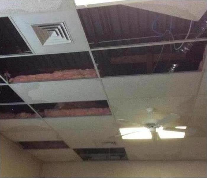 Commercial Ceiling Storm Damage